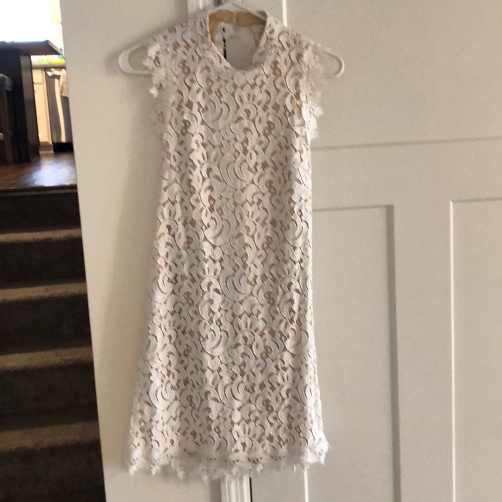 White cocktail dress